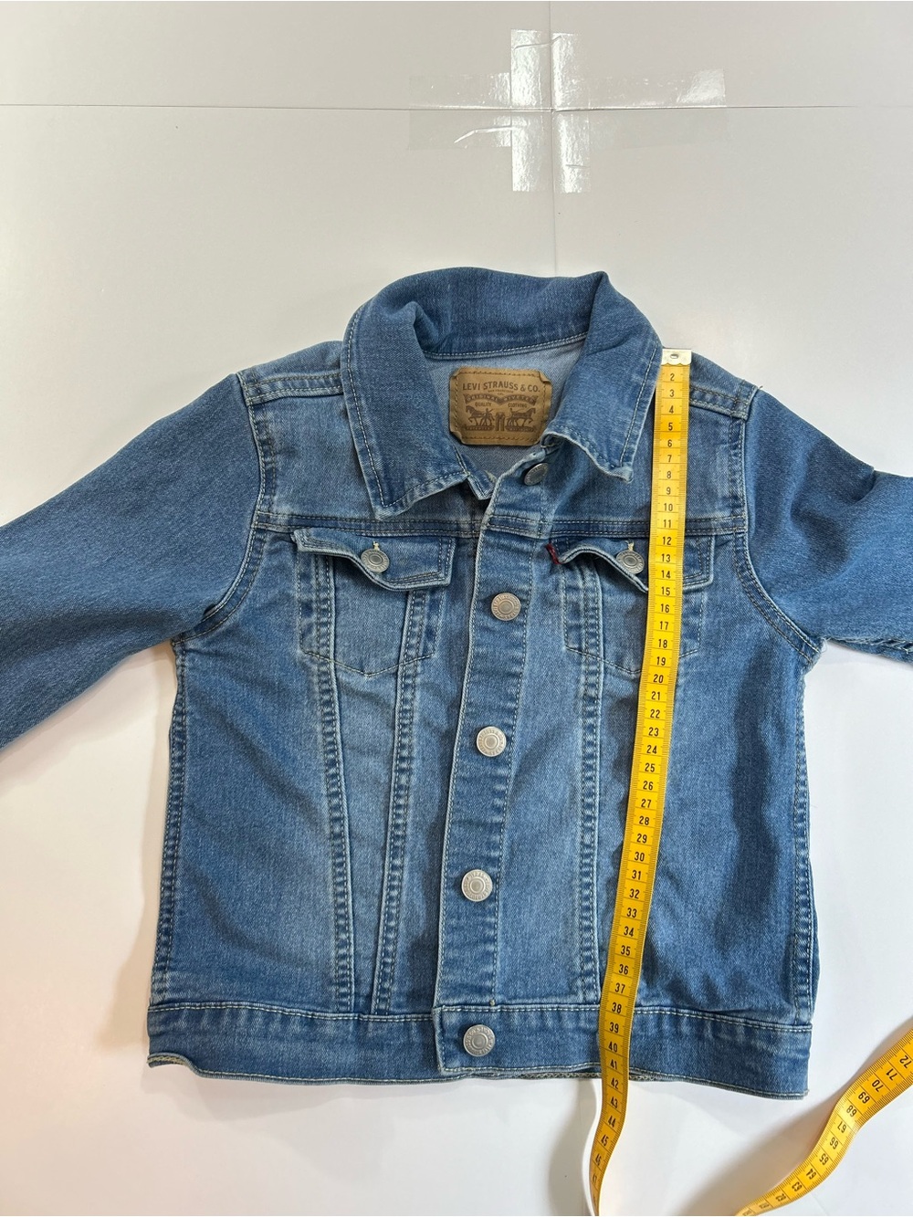 Levi's Kids Dark Blue Denim Jacket with Button Front - Picture 8 of 8